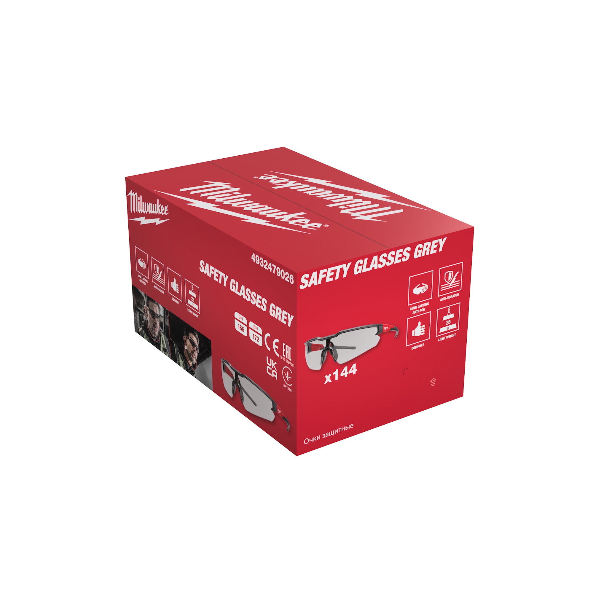 Milwaukee Skyddsglasögon Enhanced 144-pack