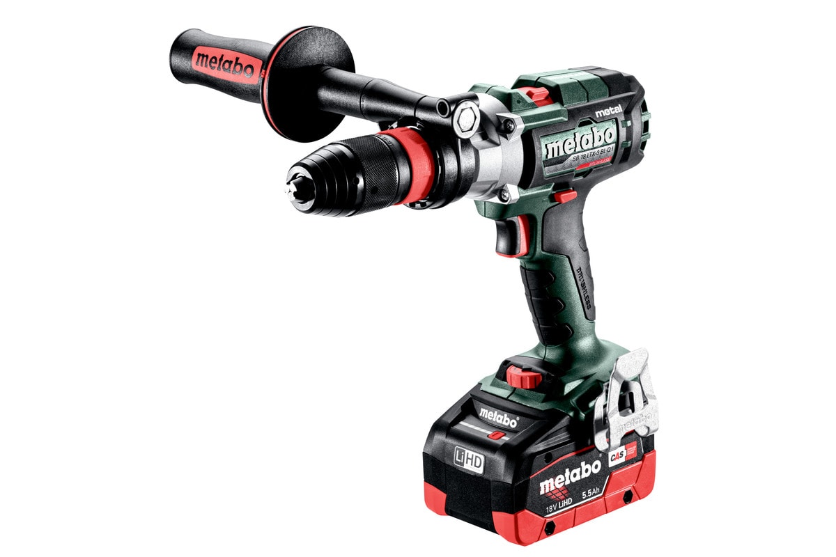 Metabo Slagborrmaskin SB 18 LTX-3 BL Q I Metal inklusive 2x5,5Ah batterier & laddare