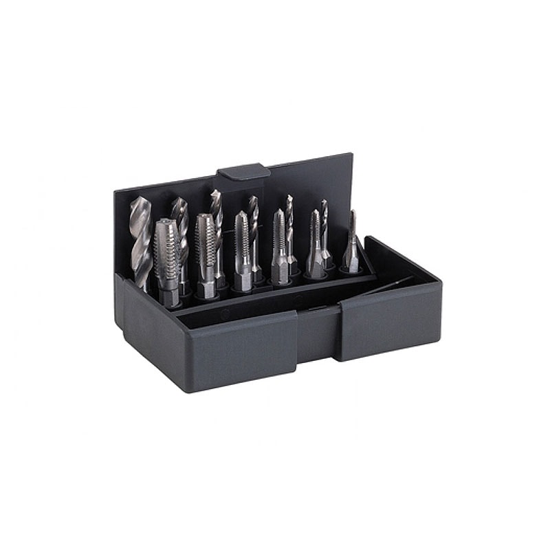 Völkel kierretappisarja bits-kiinnityksellä M3–M10, sisältää porat