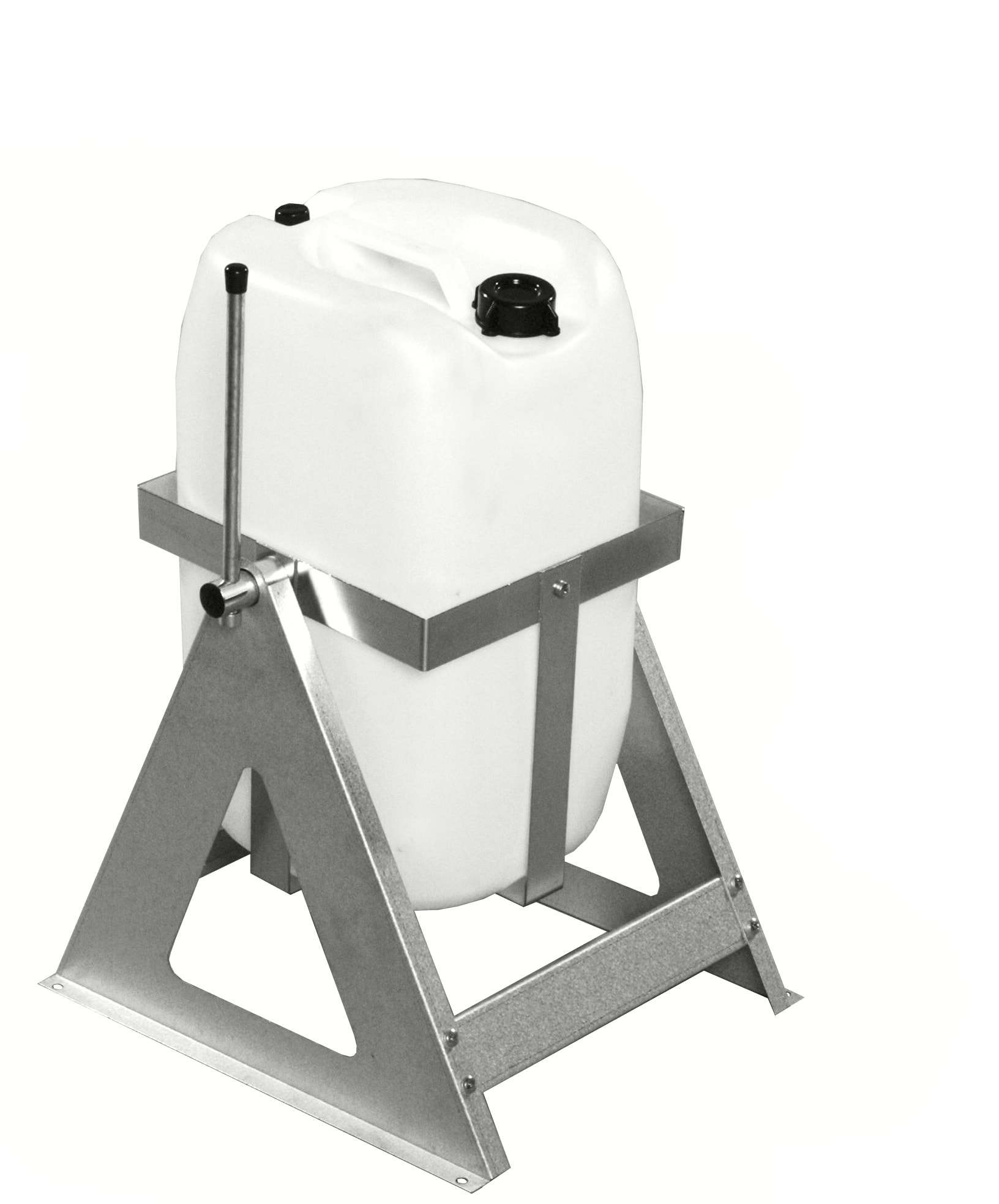 Kanisterinkippaaja KM2500, 280x260x410 mm, 25 kg, harmaa