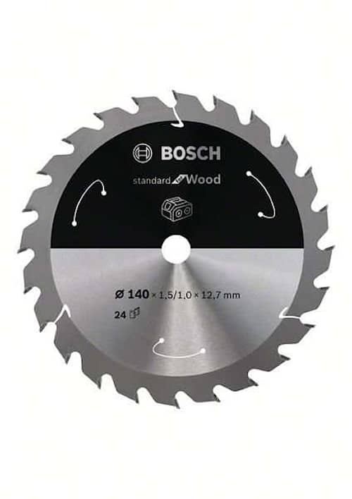 Bosch Sågklinga Standard for Wood 140×1,5/1×12,7mm 24T