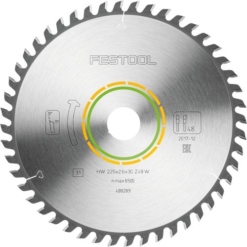 Festool Sahanterä HW 225x2,6x30 W48 WOOD FINE CUT