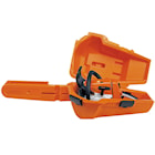 Stihl Motorsagskoffert, oransje plast Kjedebeskytter, spennbånd og transportkoffert