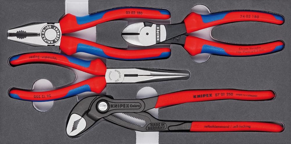 Knipex Pihdisarja 002001V15 4 osaa