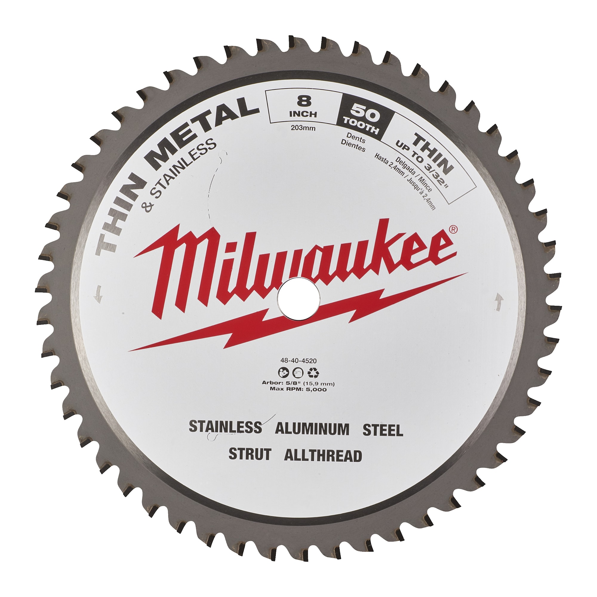 Milwaukee Cirkelsågklinga M203/15,87/50T