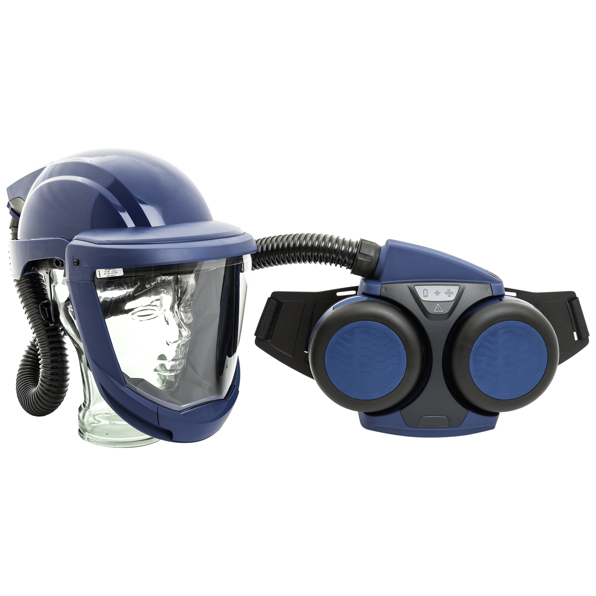 Sundström SR 500/SR 580 suojakypärä ja tuuletin PAPR