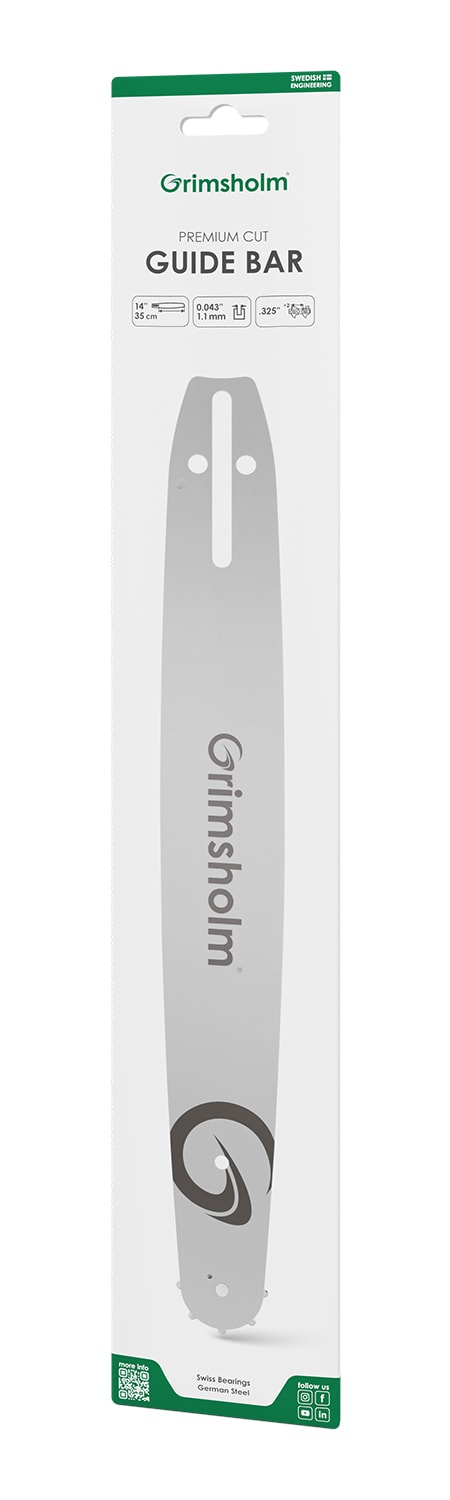 Grimsholm Motorsågssvärd Premium Cut 14" .325" .043"/1.1mm (för Husqvarna)