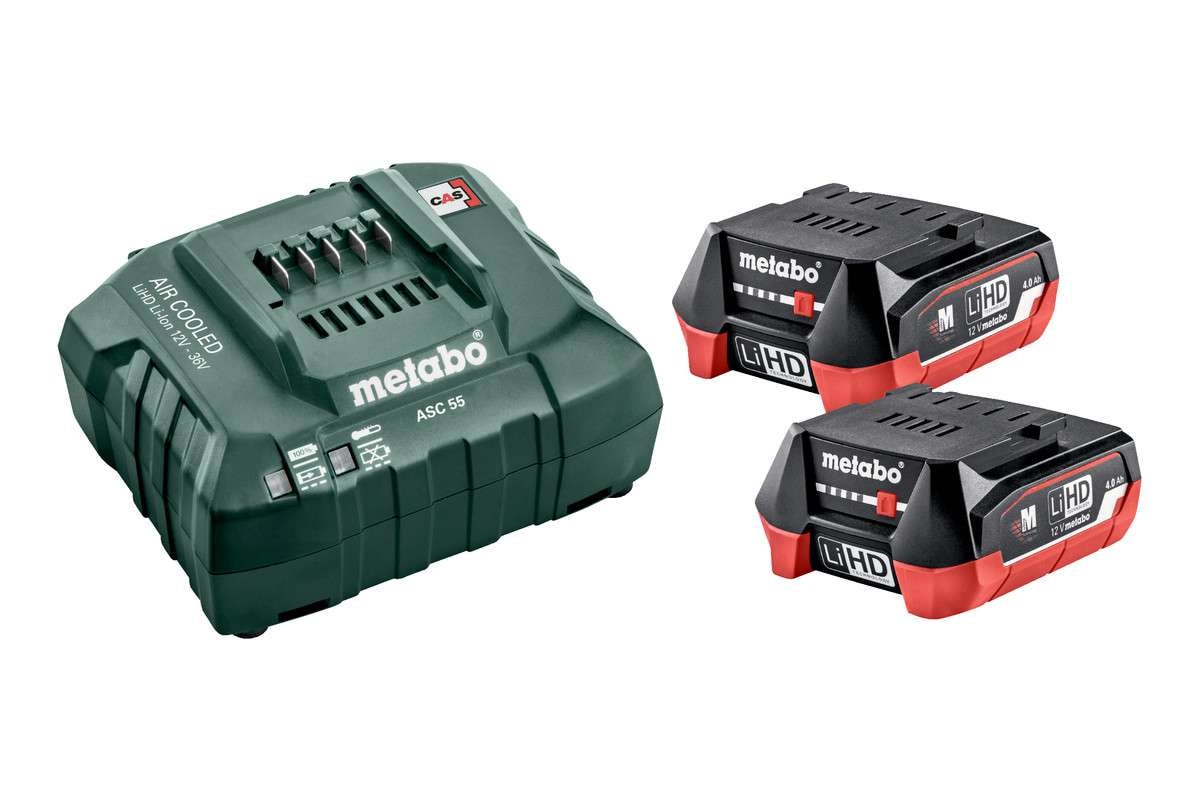 Metabo Startpaket 12V 2x4,0 LiHDAh