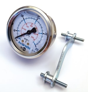 Kränzle Manometer Panelmontage
