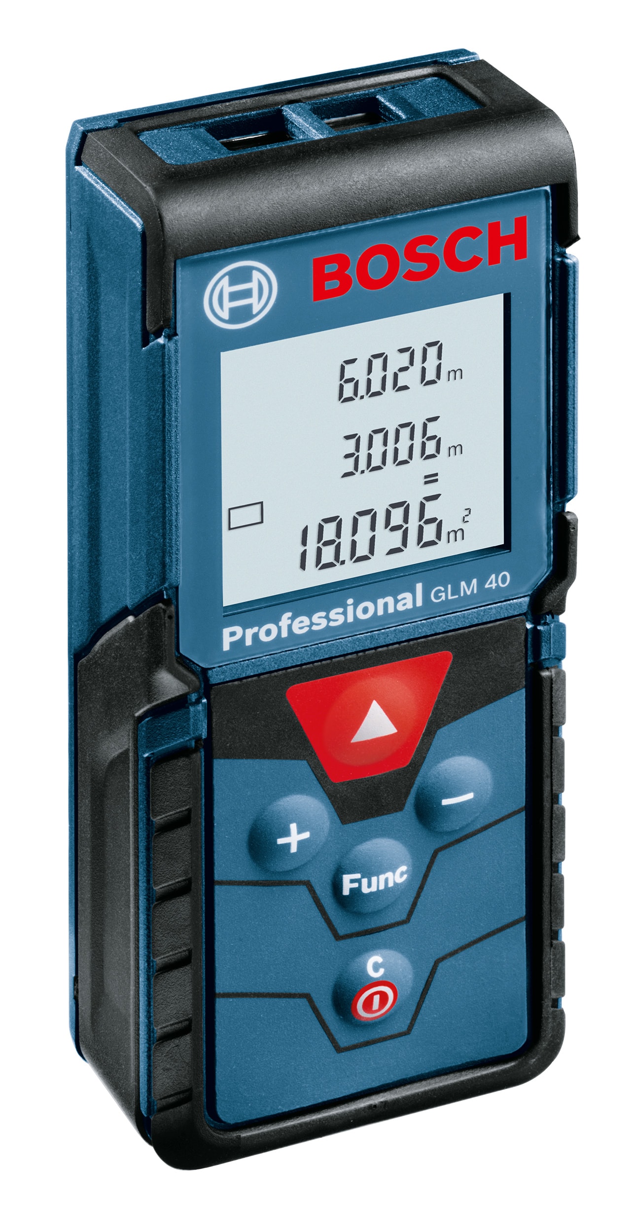 Bosch Laser-avstandsmåler GLM 40 Professional med 2 batterier (AAA), tilbehørssett