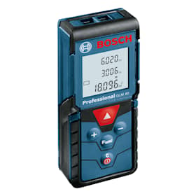 Bosch Laserafstandsmåler GLM 40 Professional med 2 x batteri (AAA), tilbehørssæt
