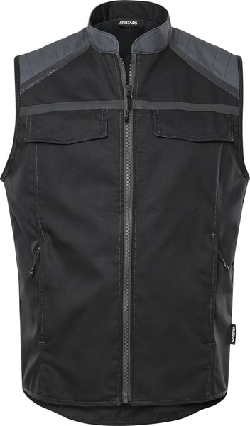 Fristads Väst 5555 STFP Svart/Grå 2XL -
