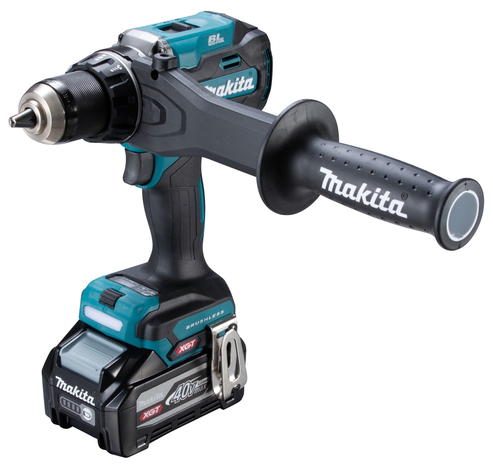 Makita Borrskruvdragare XGT 40V 2x4AH DC40RA MAKPAC