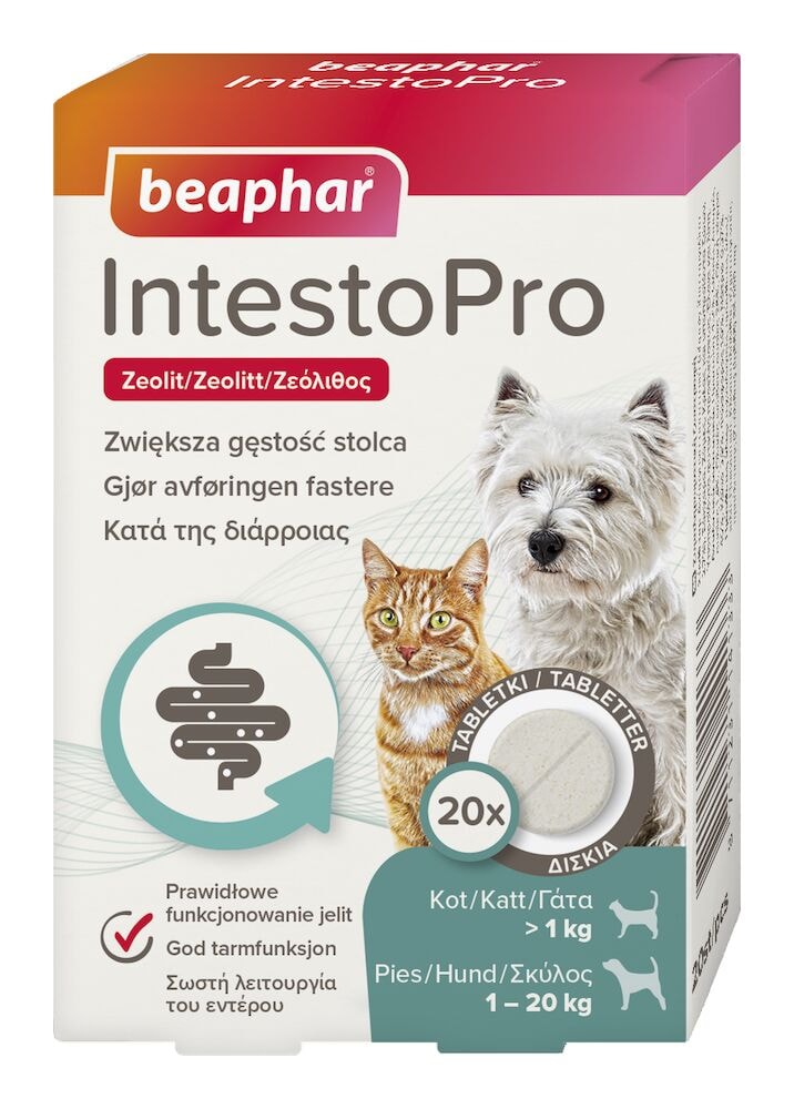 Beaphar IntestoPro Tabletter Hund/Katt <20kg 20 st