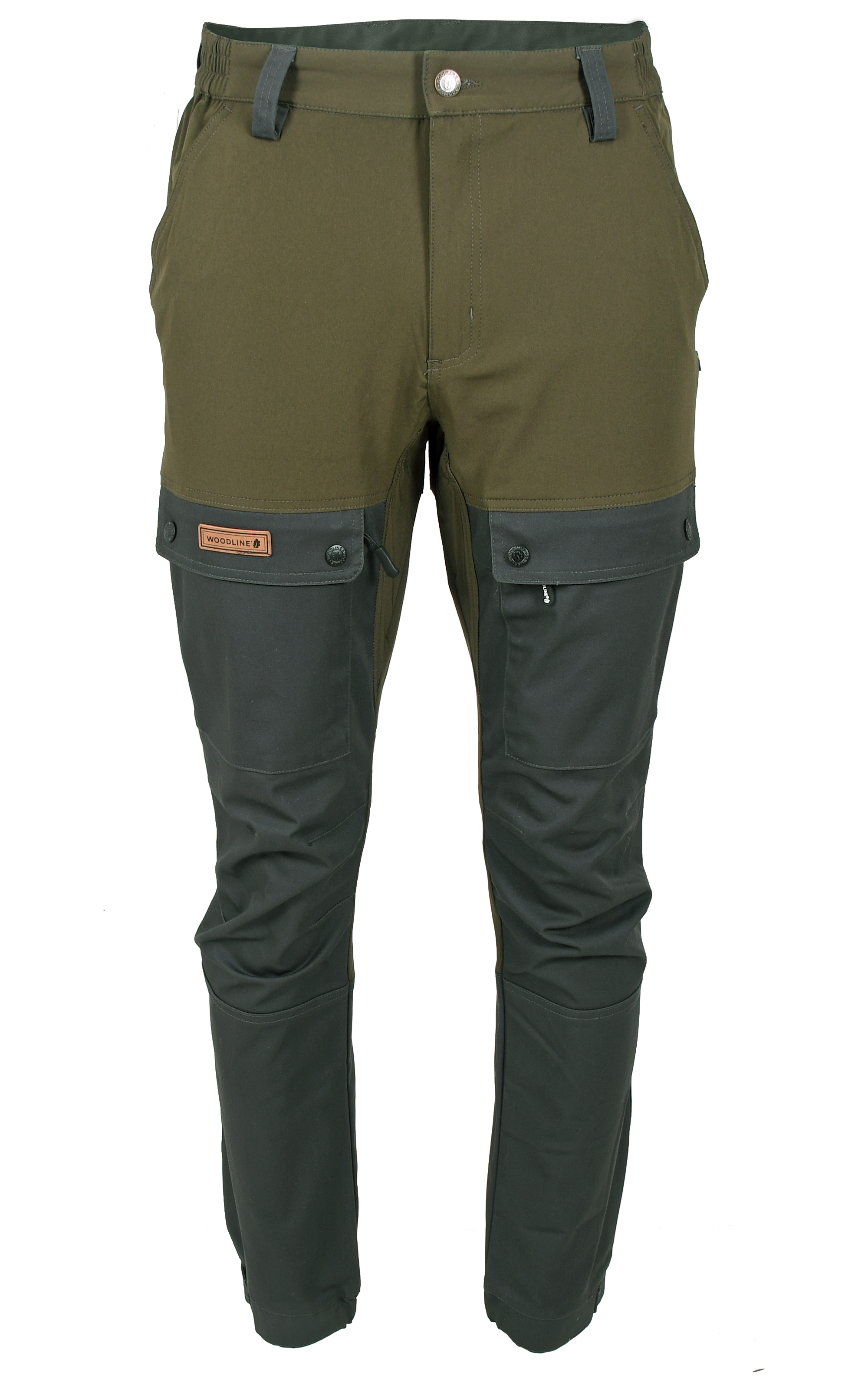 Woodline Byxa Boksund Grön/Grå C156