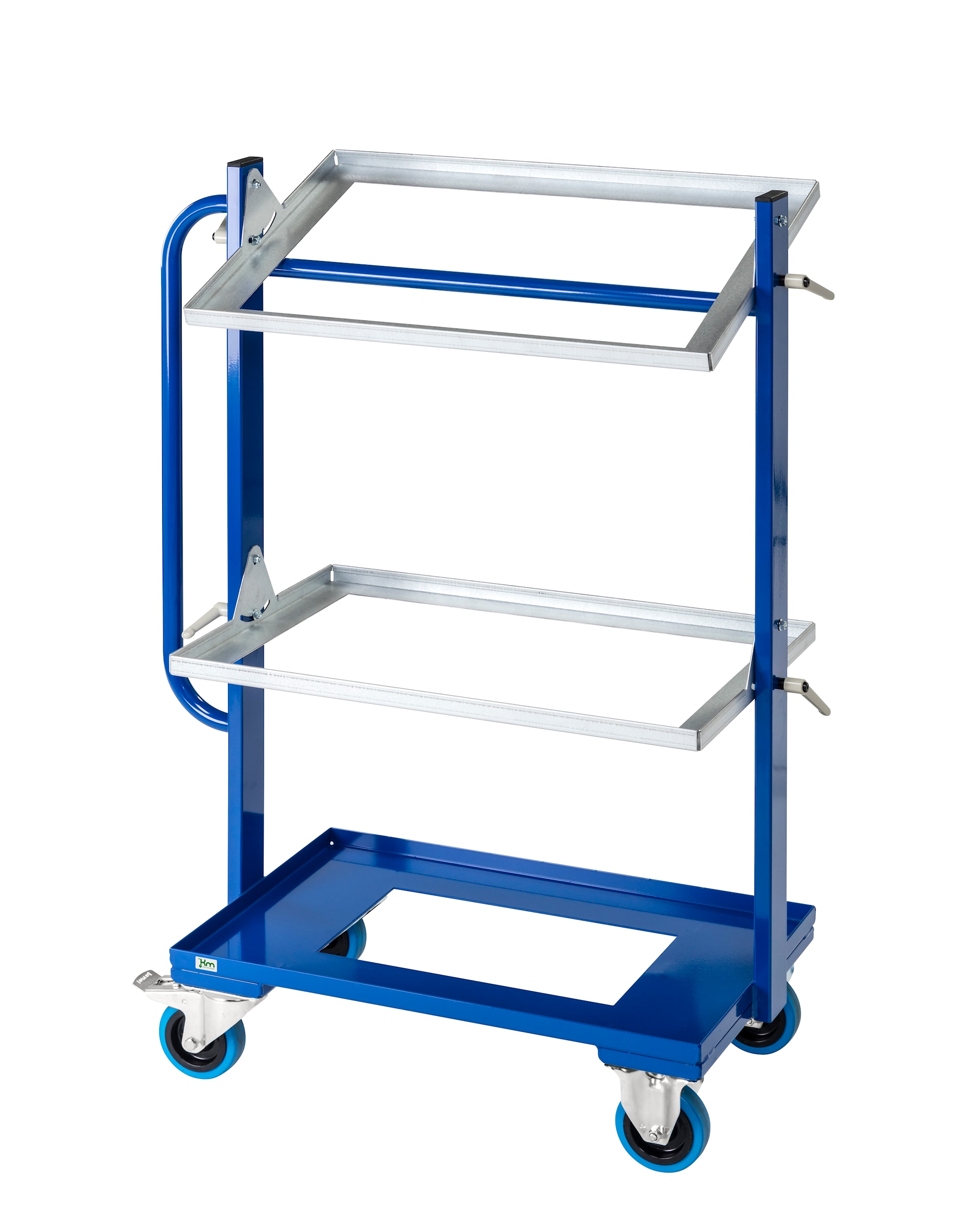 Laatikkovaunu KM167-3E, 800x415x1100 mm, 150 kg, sininen