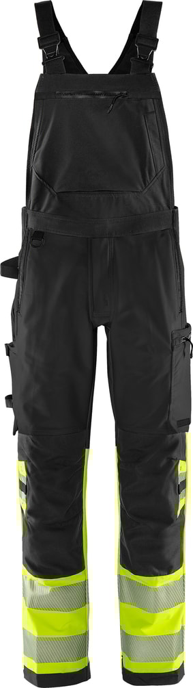 Fristads Hängslebyxa Varsel 1032 GSTP Varselgul/Svart D92 -