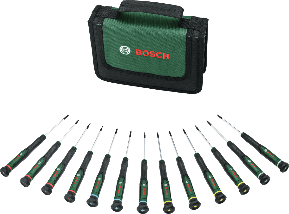 Bosch Precisionsskruvmejslarset 13 Delar
