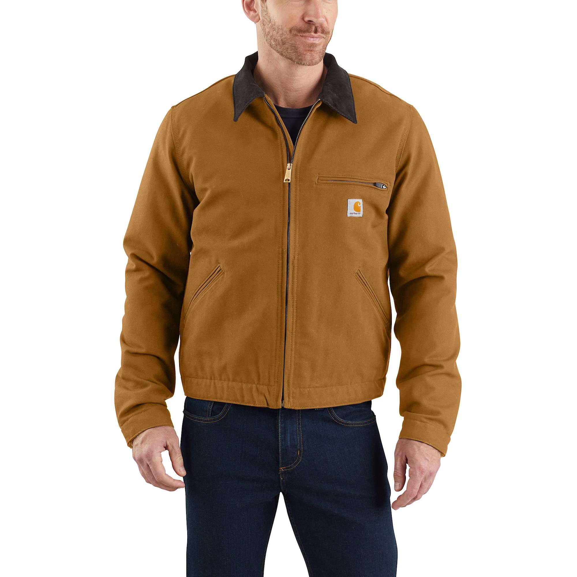 Carhartt Duck Detroit Jacka Herr Carhartt® Brown