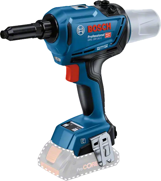 Bosch popnaglepistol GRG 18V-16 C uten batteri og lader