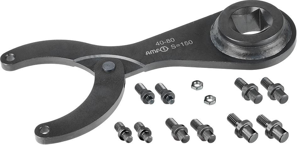 Amf Hakalenkkiavainsarja tappi, nivel, 18–40 mm momenttiavaimelle