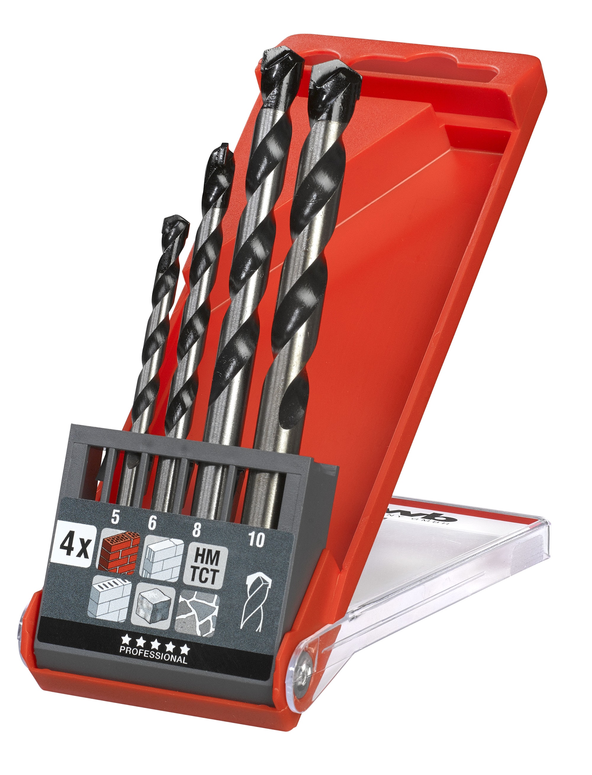 KWB Murbor, ROCKER, 5-10 mm, 4 deler