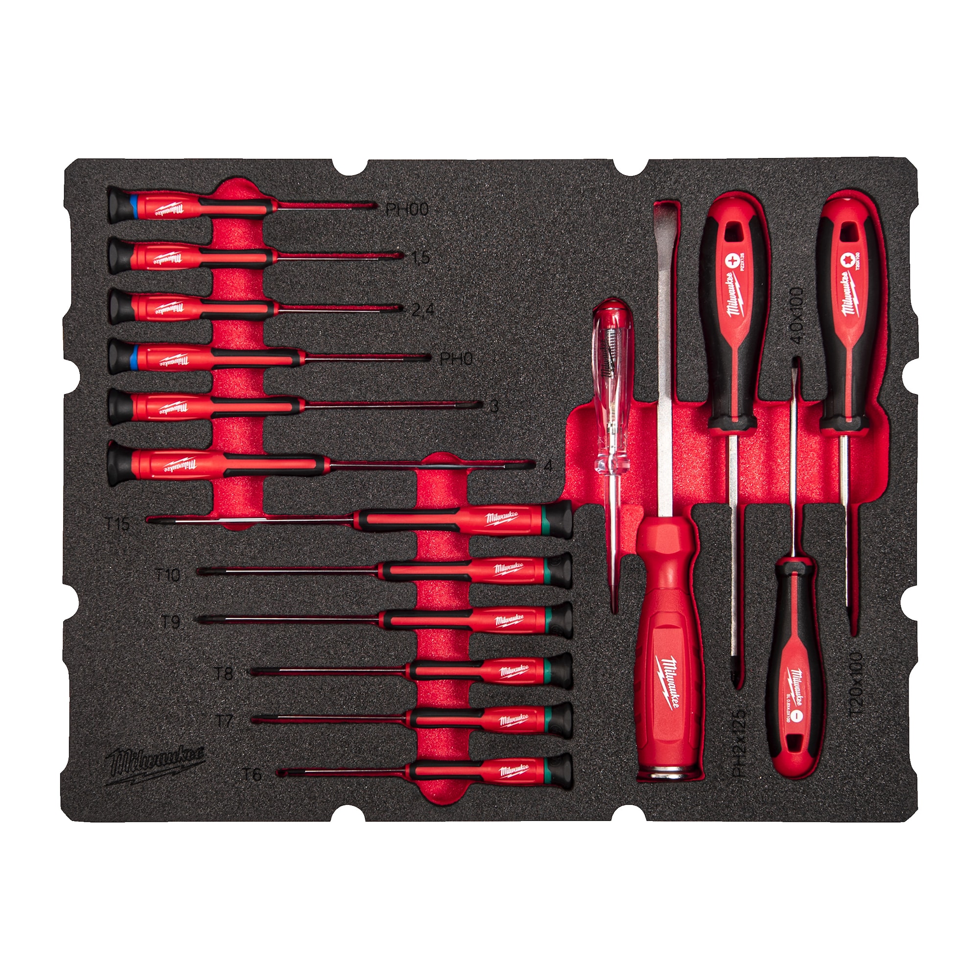 Milwaukee Precisionsskruvmejslar Skum 17Del